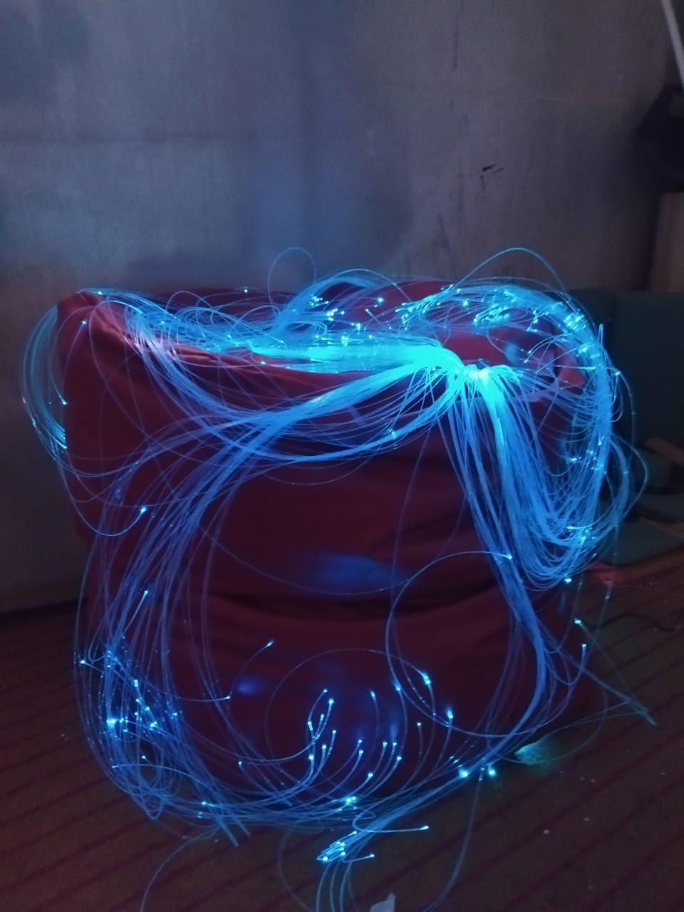 Bean Bag with Fiber Optic