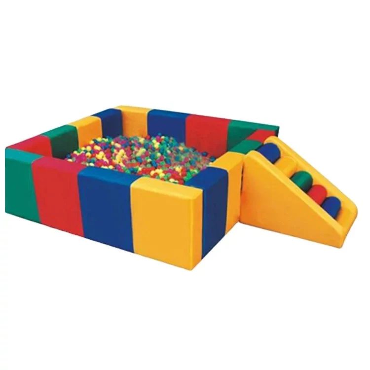 Square Ball Pit with Slide